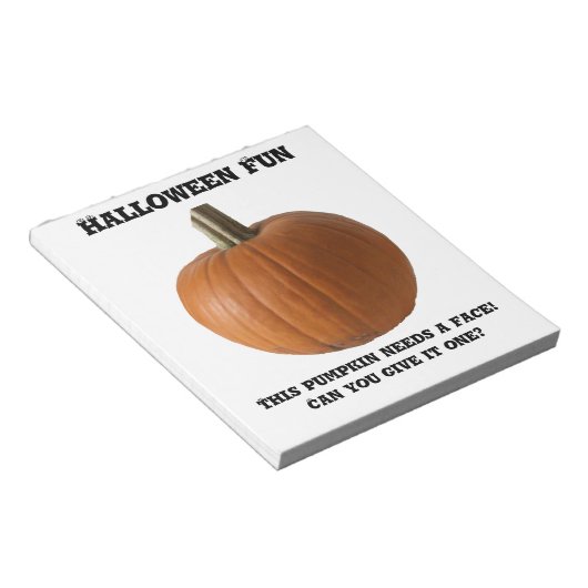 Fun Halloween Activity Pad Notitieblok (Schuin)
