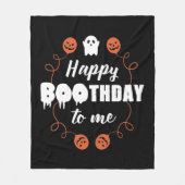 Fun Halloween Birthday Fleece Deken (Voorkant)