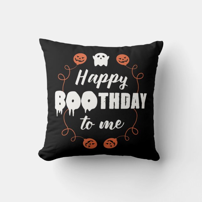 Fun Halloween Birthday Kussen (Voorkant)