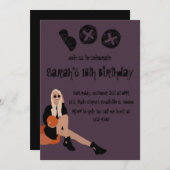 Fun Halloween Birthday Uitnodiging (Voorkant / Achterkant)