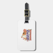 Fun Halloween Designs Hippie Halloween Retro Bagagelabel (Voorkant verticaal)