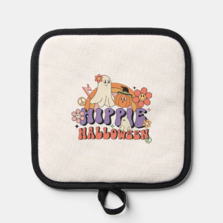 Fun Halloween Designs Hippie Halloween Retro Pannenlap