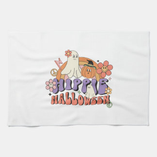 Fun Halloween Designs Hippie Halloween Retro Theedoek