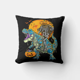Fun Halloween Dinosaur T Rex Mummy Pumpkin Snoep S Kussen