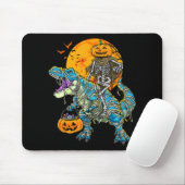 Fun Halloween Dinosaur T Rex Mummy Pumpkin Snoep S Muismat (Met muis)