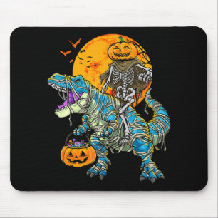 Fun Halloween Dinosaur T Rex Mummy Pumpkin Snoep S Muismat