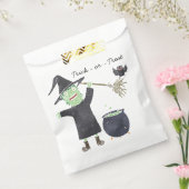 Fun Halloween Favor Bag with Witch  Bedankzakje (Gezegeld)