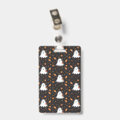 Fun Halloween Ghost Hall Pass Badge (Achterkant met clip)