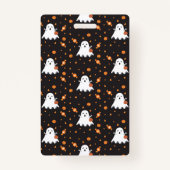 Fun Halloween Ghost Hall Pass Badge (Achterkant)