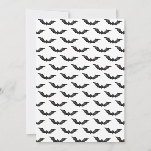 Fun Halloween Housewarming Party Roze voordeur Aankondiging (Achterkant)