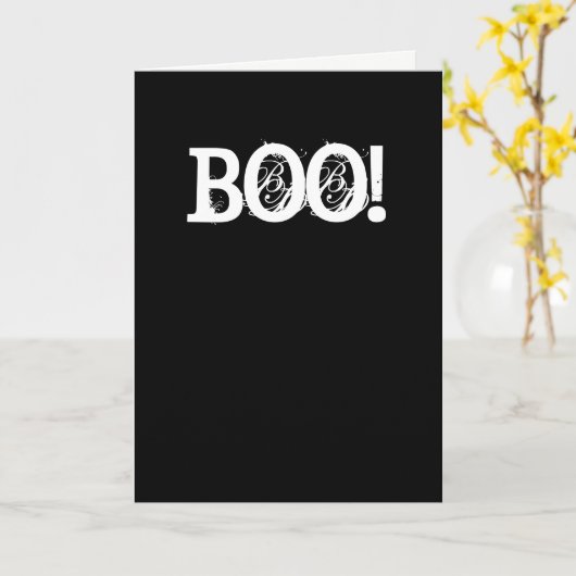 FUN HALLOWEEN KAART W/TEXT. (Gele Bloem)
