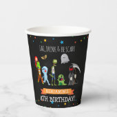 Fun Halloween Kids Birthday Party Papieren Bekers (Voorkant)