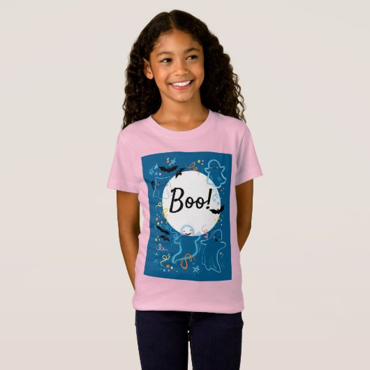 Fun Halloween kinder t-shirt (Voorkant volledig)