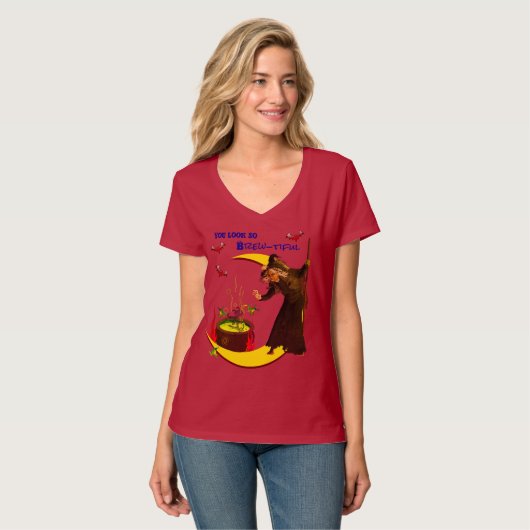 Fun-Halloween opdelen T-shirt (Voorkant volledig)