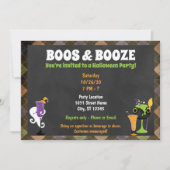 Fun Halloween Party Invitation for Adults Kaart (Voorkant)