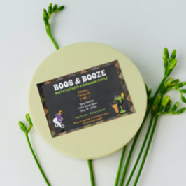 Fun Halloween Party Invitation for Adults Kaart