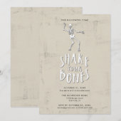 Fun Halloween Party Kaart (Voorkant / Achterkant)