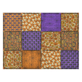 Fun Halloween Patchwork Afbeelding Tafelkleed