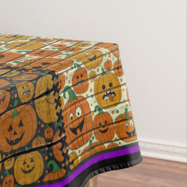 Fun Halloween Patchwork Afbeelding Tafelkleed
