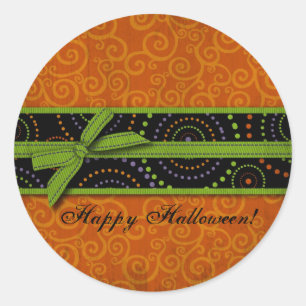 Fun Halloween Prints Ronde Sticker