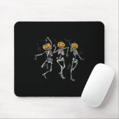 Fun Halloween Pumpkin Danskeleton Costume Wom Muismat (Met muis)