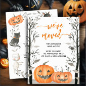Fun Halloween Pumpkin We hebben het adres gewijzig Aankondiging