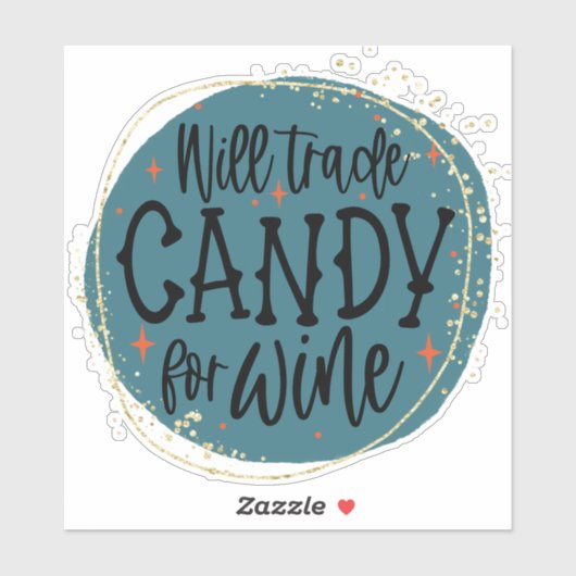 Fun Halloween quote Sticker (Vel)