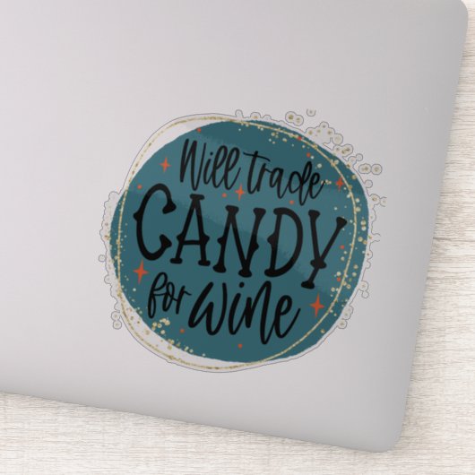 Fun Halloween quote Sticker (Detail)