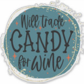 Fun Halloween quote Sticker (Voorkant)