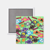 Fun Halloween Snoep Magneet (Voorkant / Achterkant)