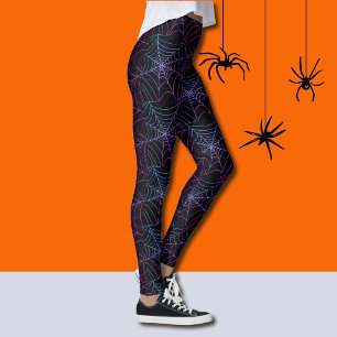 Fun Halloween Spiderweb Pattern Vrouwen XS to XL Leggings