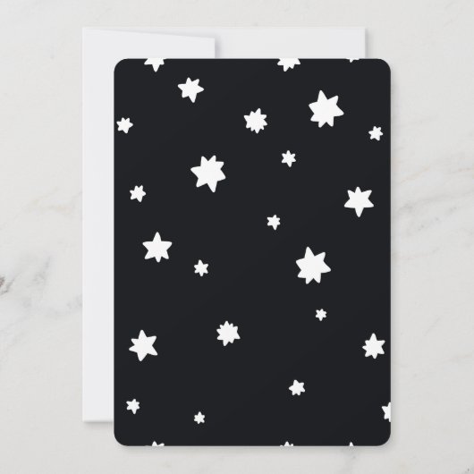 Fun halloween superheld costuum party b&w kaart (Achterkant)