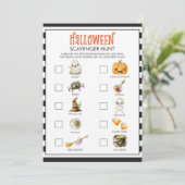 Fun Halloween ThRapport Scavenger Hunt voor kinder (Staand voorkant)