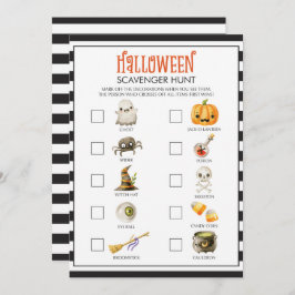 Fun Halloween ThRapport Scavenger Hunt voor kinder