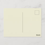 Fun Hamburger add message business name  Briefkaart (Achterkant)