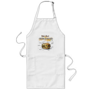 Fun Hamburger Art Personalized Grilling Schort