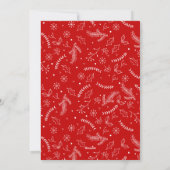 Fun Hand Lettered Merry-kerstfoto Feestdagenkaart (Achterkant)