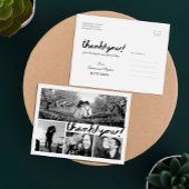 Fun Handwrite 4 Photo Collage Hartelijk dank Brief Briefkaart