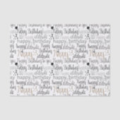 Fun Happy Balloons Birthday Tissuepapier (Voorkant)