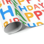 Fun Happy Birthday  Cadeaupapier (Rol Hoek)