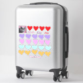 Fun Happy Birthday Heart Stickers (Koffer)