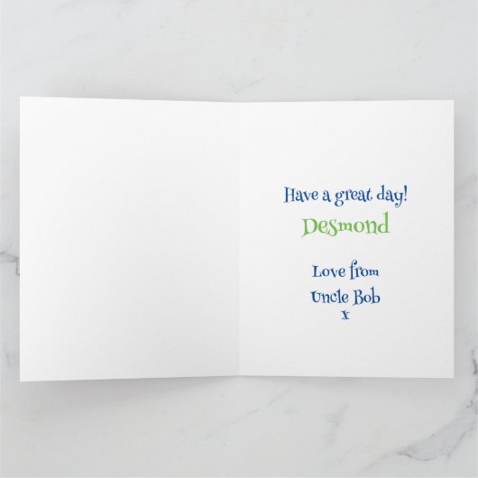 Fun Happy Birthday Kaart (Binnen)