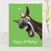 Fun Happy Birthday Kaart (Gele Bloem)