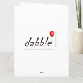 Fun Happy Birthday Kaart (Achterkant)