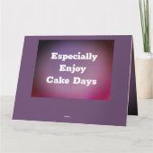 Fun Happy Birthday Kaart Personaliseer tekst (Achterkant)