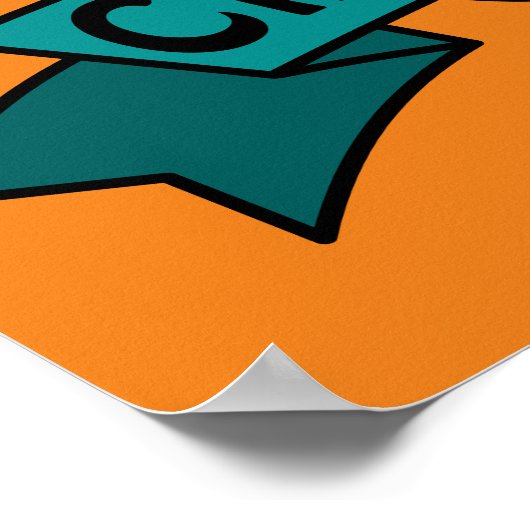 Fun Happy Birthday Potato - Gepersonaliseerd Poste Poster (Hoek)