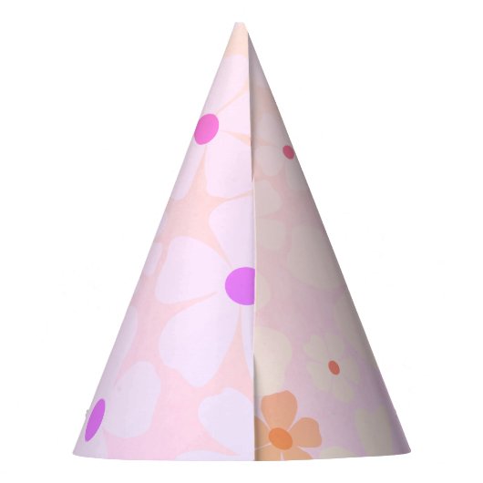 Fun "Happy Birthday" roze ventilatorkracht Feesthoedjes (Achterkant)