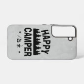 Fun Happy Camper Camping Quote Gezegde Samsung Galaxy Hoesje (Achterkant horizontaal)