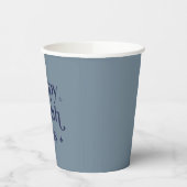 Fun Happy Challah Days Chanoeka Blauw Papieren Bekers (Links)