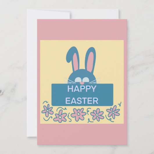 Fun Happy Easter Bunny Kaart (Voorkant)